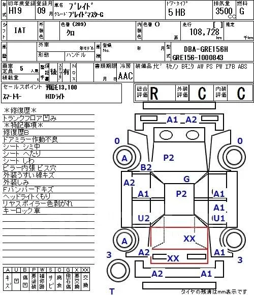 Toyota Blade. GRE156, 2GRFE ����