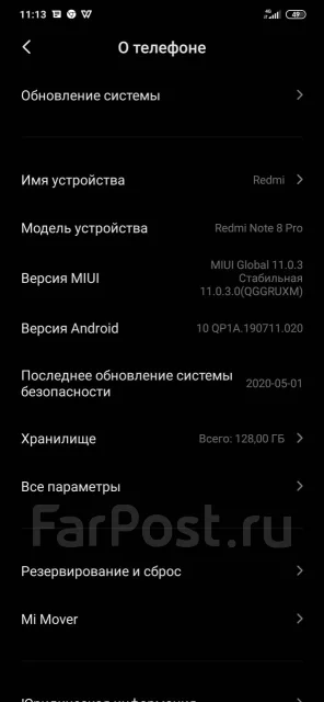 Xiaomi Redmi Note 8 Pro. �/�, �����, 3G, 4G LTE, Dual-SIM, ����������, NFC ����