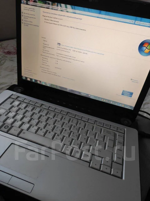 Toshiba Satellite A200. 15", WiFi: 1, Bluetooth: 1 ����