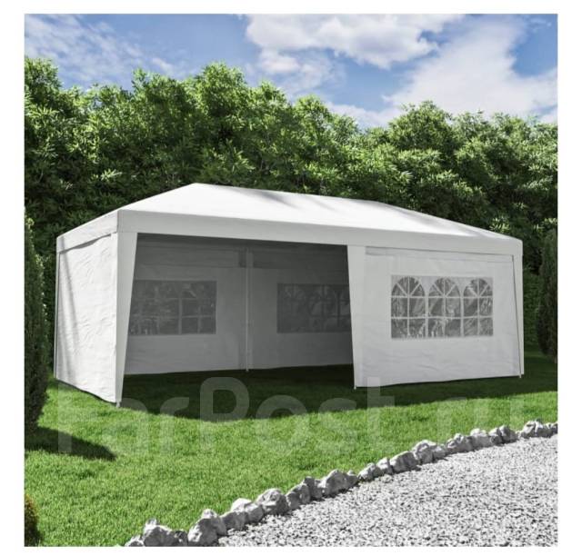 Павильон садовый Bruma 100G 3x6 м цвет белый - Сад и огород в Артеме