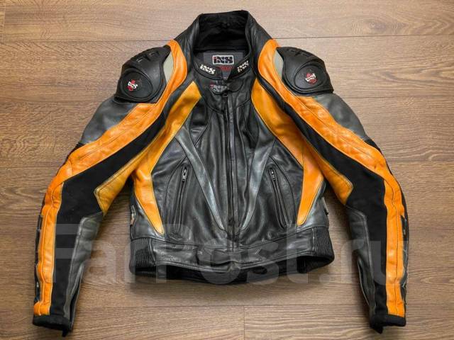 Ixs leather sale motorcycle jacket