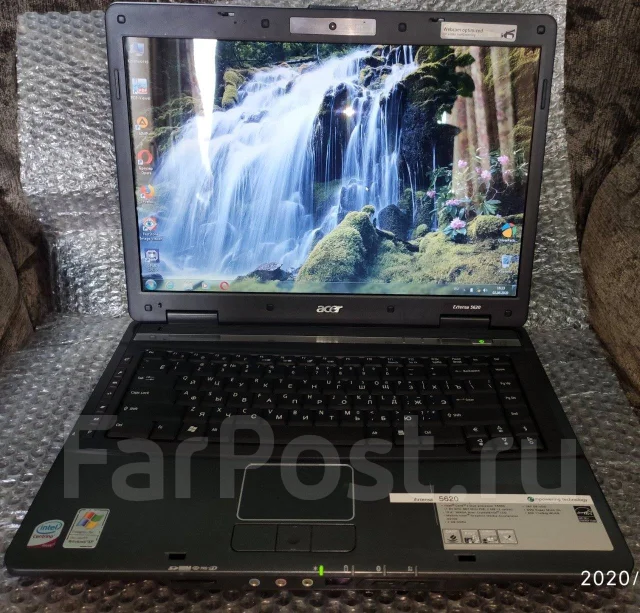 Acer Extensa 5620. 15.4", 1,8����, ��� 4 ��, ���� 320���, WiFi: 1, Bluetooth: 1, ����������� �� 2��. ����