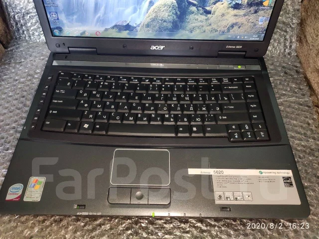 Acer Extensa 5620. 15.4", 1,8����, ��� 4 ��, ���� 320���, WiFi: 1, Bluetooth: 1, ����������� �� 2��. ����