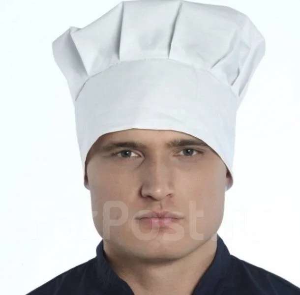 Колпак поварской Сервис белый - Спецодежда и средства защиты во ...