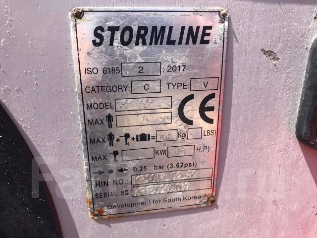Stormline. 2019 ���, ����� 3,4��., ��������� ���������, 15��.�., ������ ����