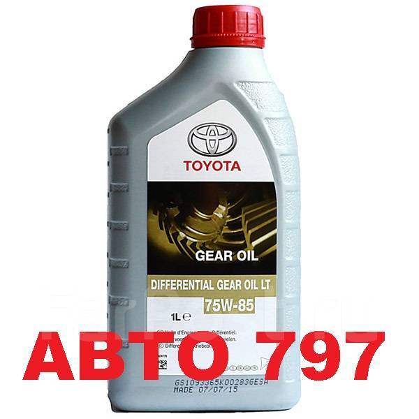 Масло Трансмиссионное "Getriebeoil LT 75W-85" Toyota 08885-81060 ...