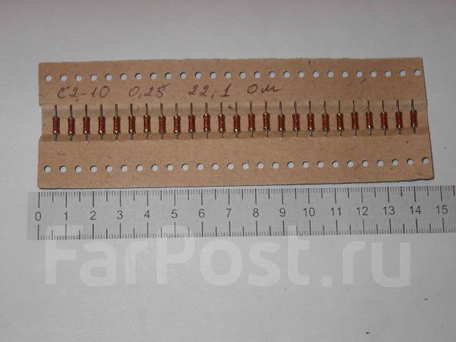 Резистор постоянный С2-10-0.25 (0.25Вт) - Прочая электроника во ...