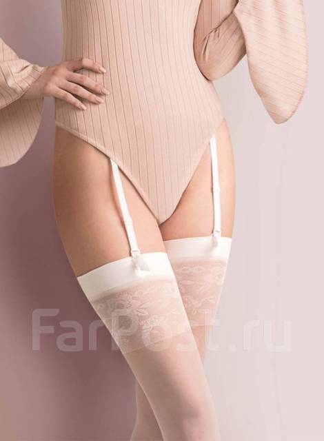 Чулки для ношения с поясом Gabriella Stockings Vanessa (size+), новый, в  наличии. Цена: 1 250₽ во Владивостоке