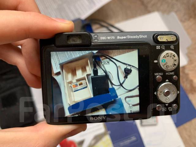 Sony Cyber-shot DSC-W170 +2 аккумулятора +карта 4Gb +Чехол, 10 - 14.9 ...