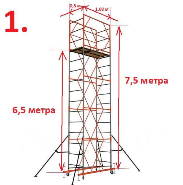 Порядок сборки вышки туры схема