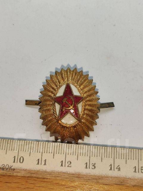 Кокарда офицерская ранняя тяжелый металл. Орех. Латунь. Эмаль. Кокарда ...