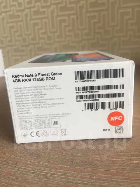 Xiaomi Redmi Note 9. �����, �������, 3G, 4G LTE, Dual-SIM, NFC ����