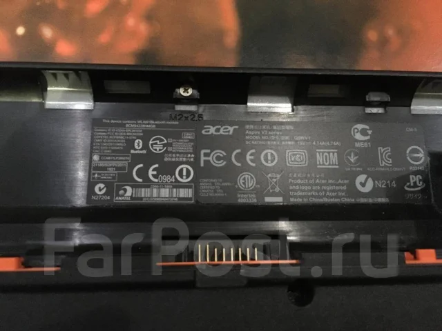 Acer Aspire V3-571G. 15.6", 3,1����, ��� 4 ��, ���� 500���, WiFi: 1, Bluetooth: 1 ����
