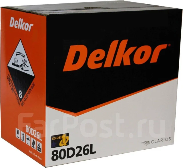 Аккумулятор delkor 80d26l