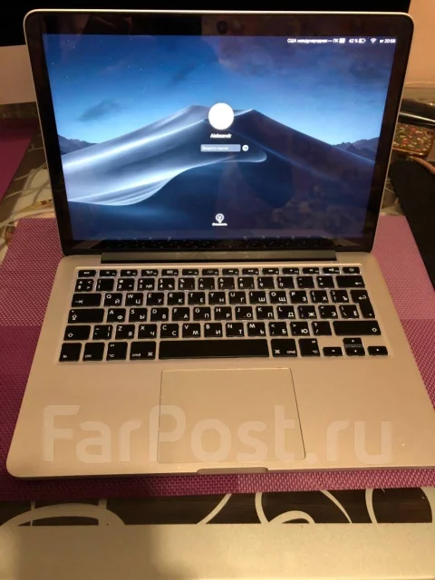 Apple MacBook Pro 13 2013 Late ME865. 13.3", 2,4����, ��� 8 ��, ���� 256���, WiFi: 1, Bluetooth: 1, ����������� �� 10��. ����