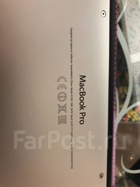 Apple MacBook Pro 13 2013 Late ME865. 13.3", 2,4����, ��� 8 ��, ���� 256���, WiFi: 1, Bluetooth: 1, ����������� �� 10��. ����