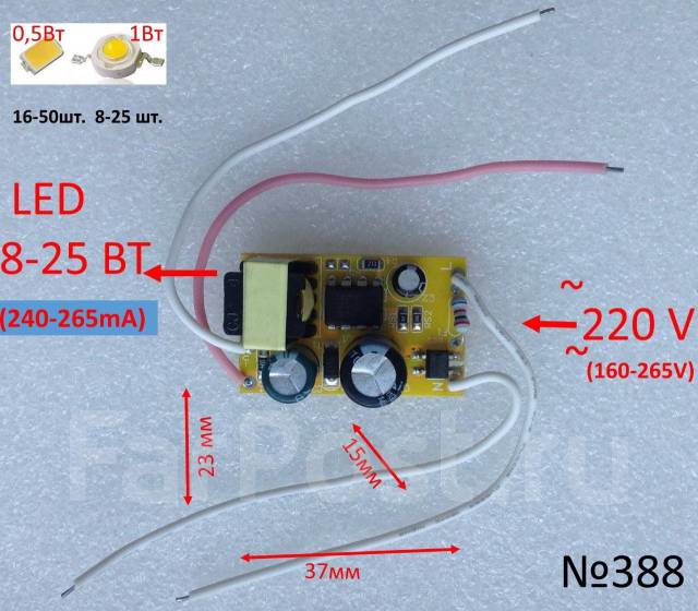 Светодиодный драйвер GDLI-S-60-IP20-12