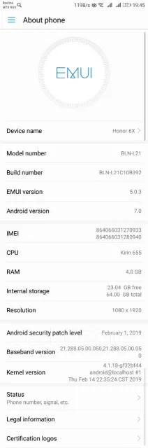 Honor 6X. �/�, �����������, 3G, 4G LTE, Dual-SIM, NFC ����