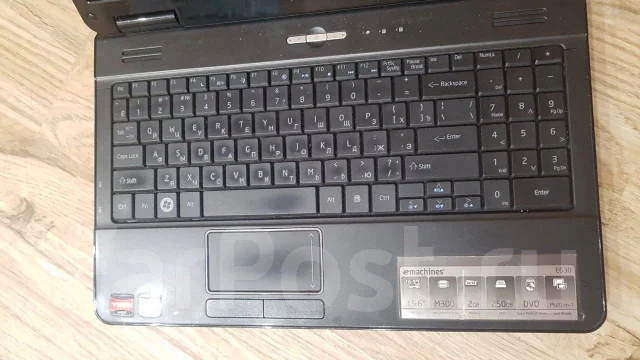 eMachines E630. 15.6", 1 600����, ��� 2048 ��, ���� 1���, WiFi: 1, Bluetooth: 1, ����������� �� 1��. ����