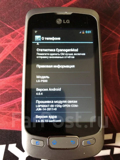 LG Optimus One. �/�, �����������, 3G ����