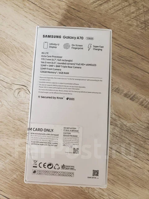 Samsung Galaxy A70. �/�, �����, 3G, 4G LTE, Dual-SIM, NFC ����