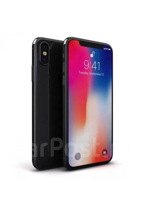 Apple iPhone X 64g новый, 64 гб, 5.80", моноблок, черный, 3G, 4G LTE ...
