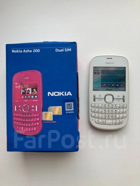 Nokia Asha 200. �/�, �����, Dual-SIM, ��������� ����