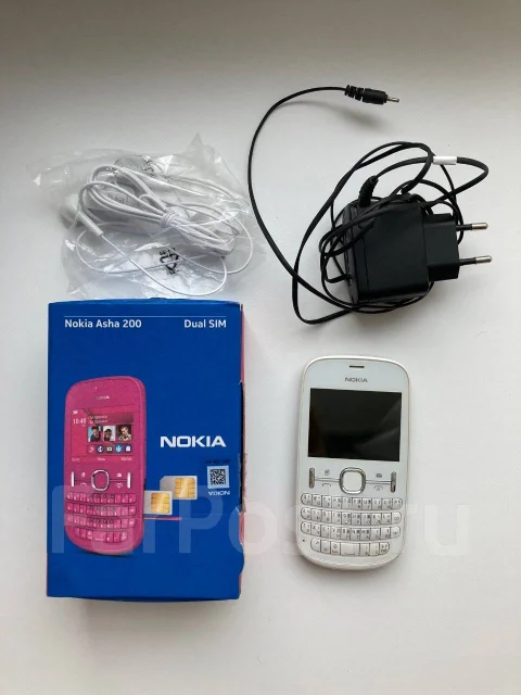 Nokia Asha 200. �/�, �����, Dual-SIM, ��������� ����