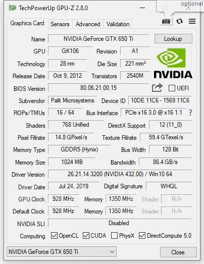 GeForce GTX 650 Ti ����