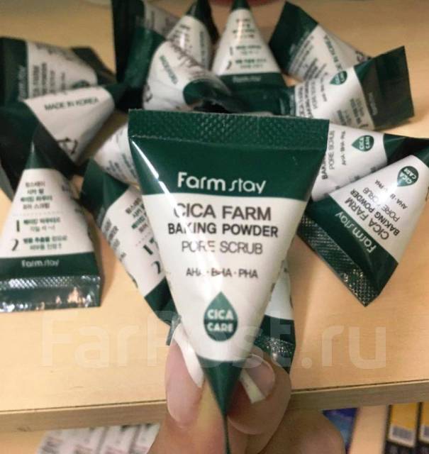 Cica farm baking powder pore scrub. Farmstay cica Farm Baking Powder Pore Scrub. Скраб cica Farm Baking Powder Pore Scrub 25шт*7гр.. Farmstay скраб в пирамидках с центеллой. Farmstay скраб в пирамидках для очищения пор с центеллой азиатской.