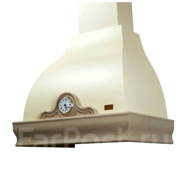 Вытяжка для кухни 60 см LEX Napoli 600 Ivory с Аналоговыми часами ...