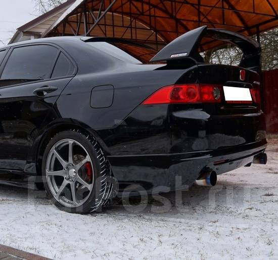 Высокий 3х составной спойлер Mugen на Honda Accord 7 Хонда Аккорд