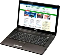 Asus K73TK. 17.3", 2,5����, ��� 8 ��, ���� 500���, WiFi: 1, Bluetooth: 1 ����