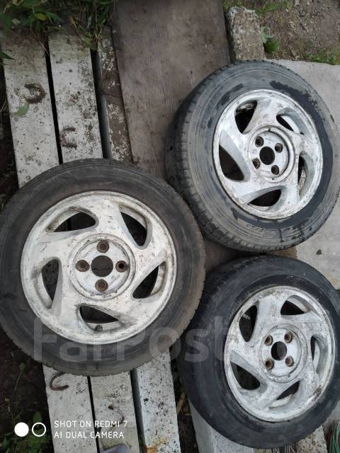 Диски R 14 Honda, 14", 1 шт, 4x100, 3 шт, б/у, в наличии. Цена: 4 500 ...