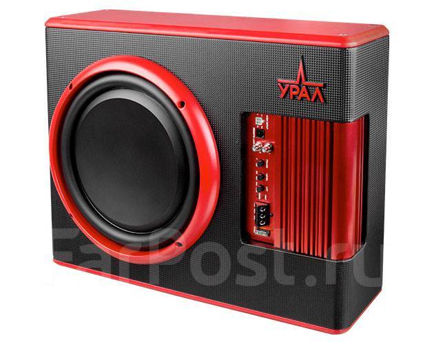 Активный сабвуфер URAL (Урал) АС-У12А Компакт 900вт. SLIM, компонентные ...