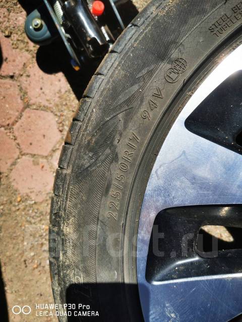 Honda. 7.5x17", 5x114.3, ET55 