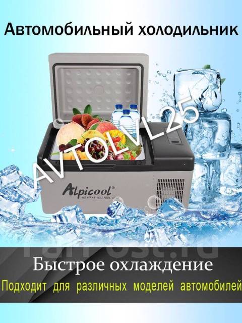 Автомобильный Холодильник Alpicool на фрионе 15л 12v/24v/220v ...