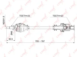 ������ � ����� ����� ���� LADA Largus LYNXauto [CD6706] CD6706 ����