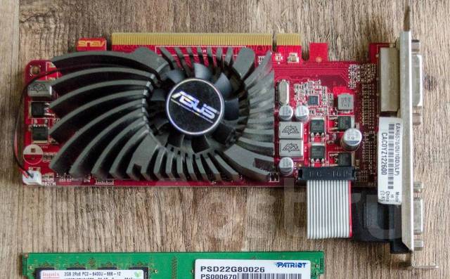 Видеокарта Asus Radeon HD 6570, Intel, б/у, в Цена: 000