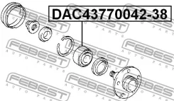 ��������� ��������� 43x77x42x38 | ����� ����/��� | Febest DAC4377004238 DAC4377004238 ����