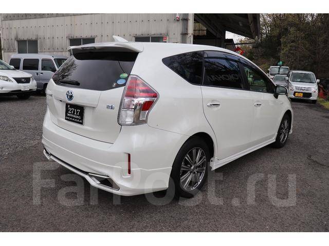 Тойота альфа без пробега. Toyota Prius Alpha 2019. Приус Альфа 2019. Защита заднего бампера Prius Alpha. Toyota Prius Alpha GS Sport.