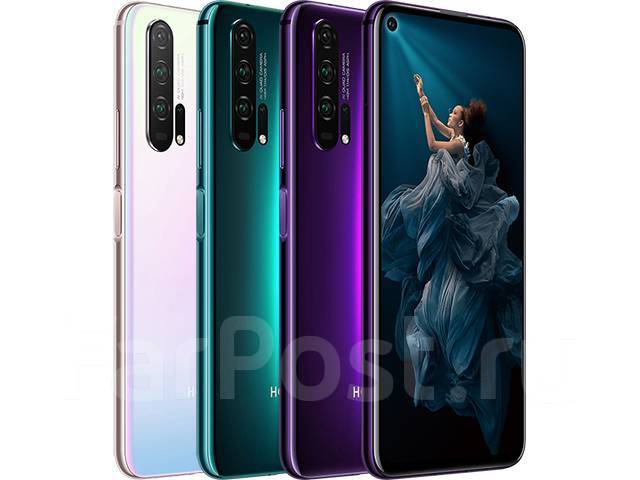 Смартфон Honor 20 PRO (8+256GB), 6.26", моноблок, белый, 3G, 4G LTE ...