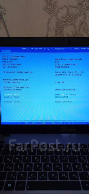 Asus X550V. 15.5", ��� 6 ��, ���� 500���, WiFi: 1 ����