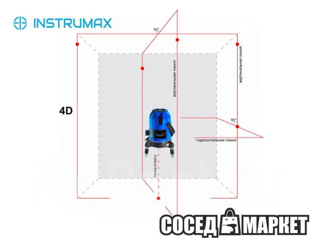 Схема лазерного уровня instrumax