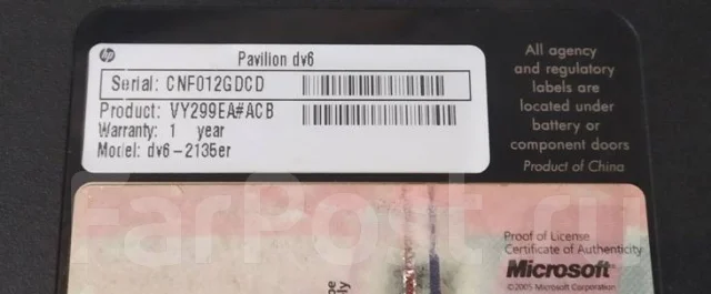 HP Pavilion dv6-2135er. 15.6", 2,1����, WiFi: 1, Bluetooth: 1 ����