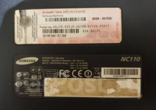 Samsung NC110. 10.1", 1,7����, ��� 2048 ��, ���� 250���, WiFi: 1, Bluetooth: 1, ����������� �� 3��. ����