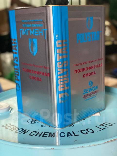 Полиэфирная смола для искусственного камня Polystar M702 с воском 20кг ...