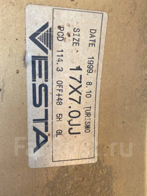 RAYS Versus Turismo. 7.0x17", 5x114.3, ET48, �� 73,1���. ����