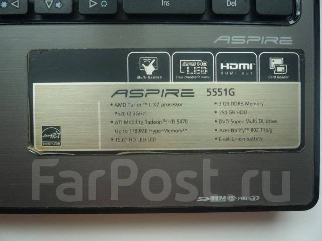 Acer 5551 нет изображения