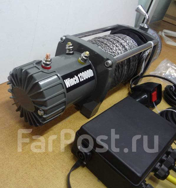 Лебедка автомобильная -Electric Winch 12v  lbs (6 тонн)  во .